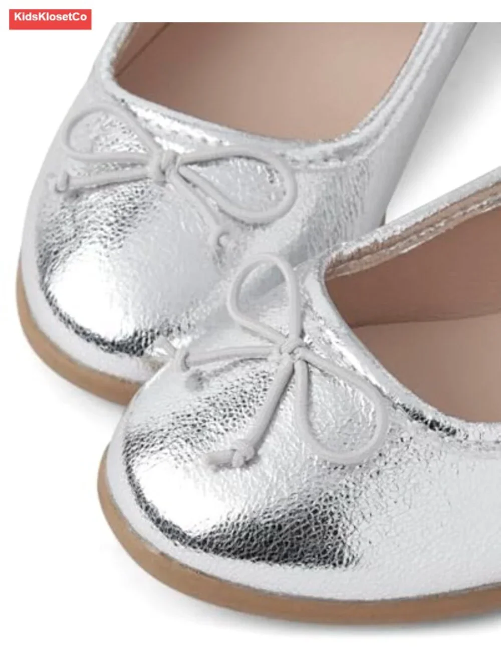 Toddler Closed Toe Ballet Flats with Bow